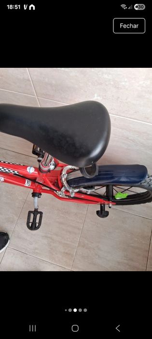 Bicicleta 16'' criança do filme  CARS-  Faisca McQueen