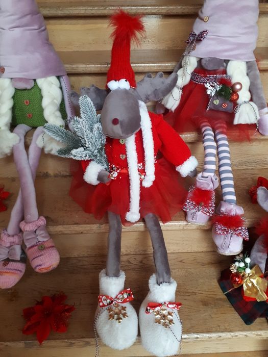 Новорічні гноми олені