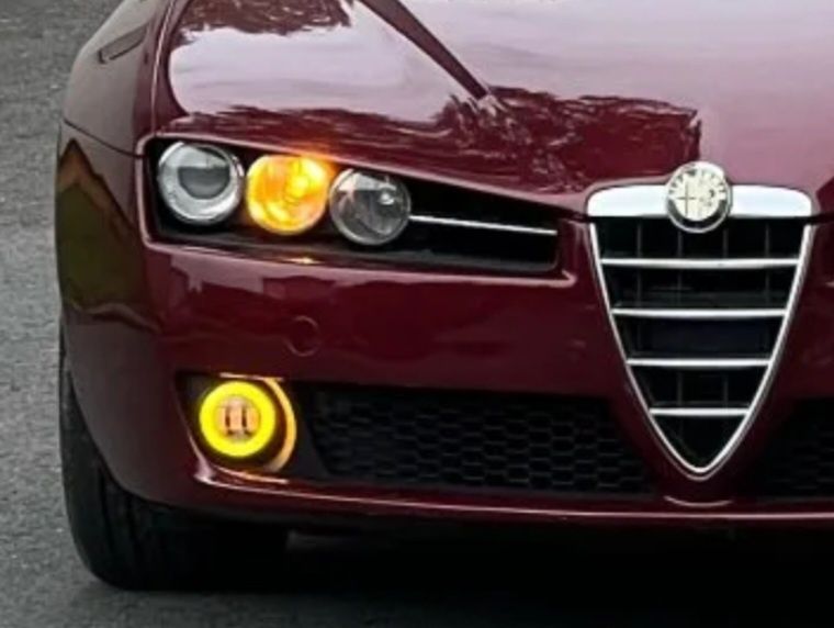 Halogeny led 3w1 dzienne DRL, przeciwmgielne ALFA ROMEO 159 BRERA