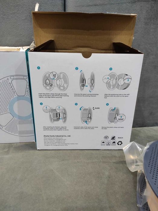 SUNLU Filament kremowy do drukarek 3D. 1,75mm 1Kg