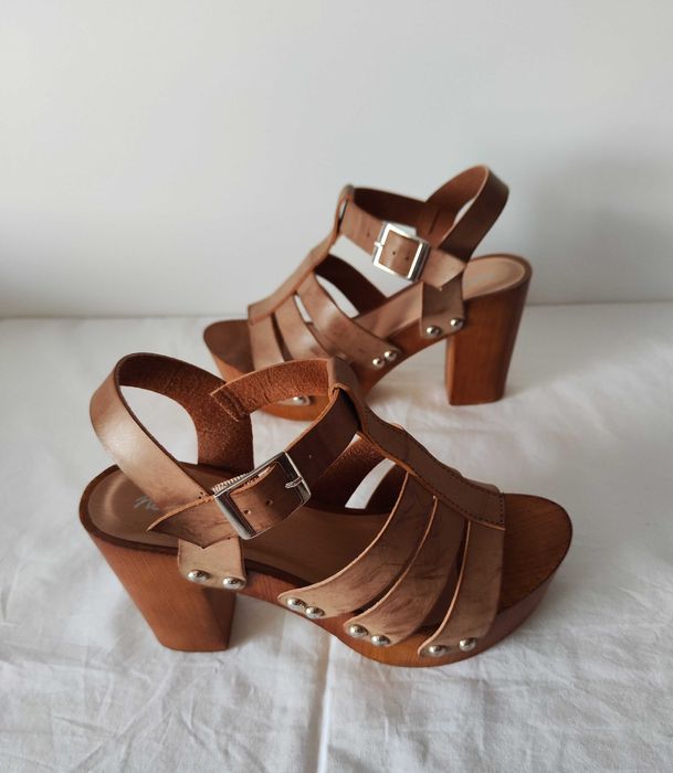 Sandálias, Bege Acastanhado, Natura, Tamanho 36