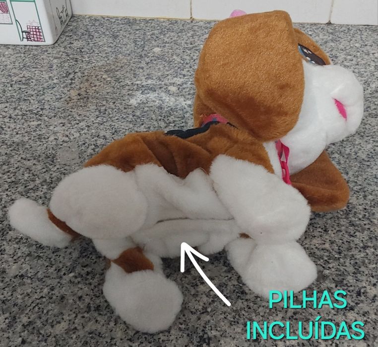 CÃO CRIANÇA,TOYS SUSY,DANÇA,SALTA,SENTA,EMPINA.Casa,Quarto,Sala,Brinca