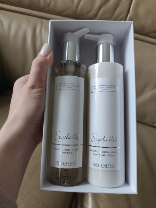 Набір від the white company london мило і крем для рук