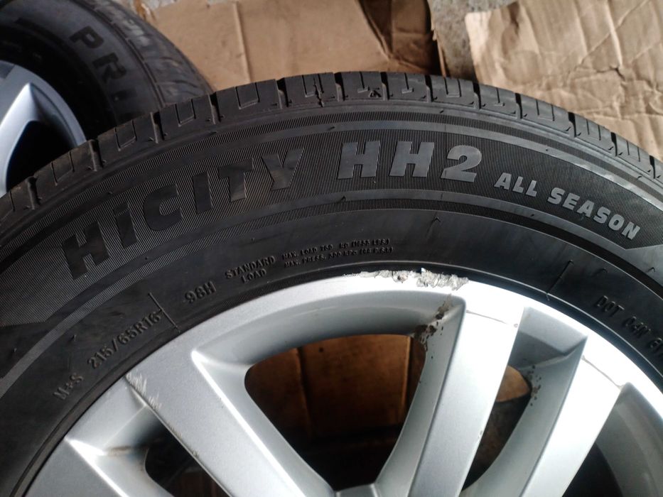 Резина 215/65/R16 Prinx Hicity HH2 2021г 7,5 мм. шины