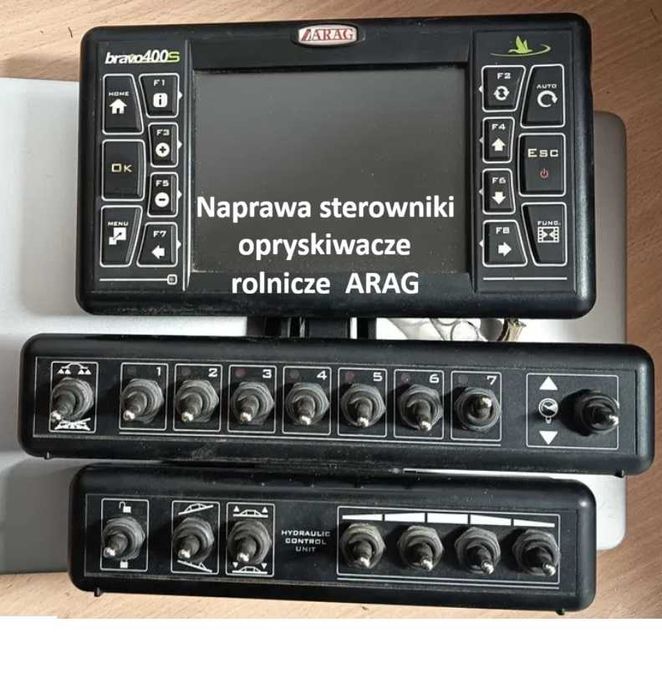 Naprawa sterowniki opryskiwacze ARAG Bravo 13x 140 180/180s 300/300s 350 400/400s