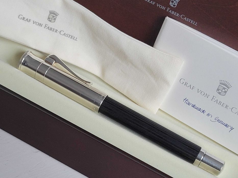 Pióro Graf von Faber-Castell Classic Ebony EF stare logo ideał 2006 r