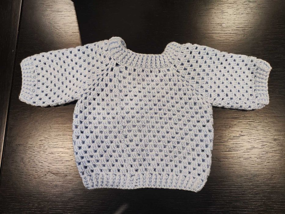 Peças em crochet para bebé