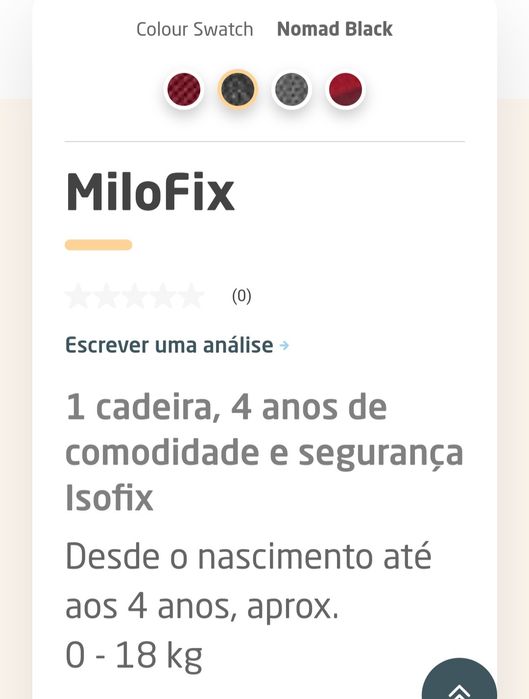 2 Cadeiras auto isofix grupo 0+ e 1 bébé confort miloflx