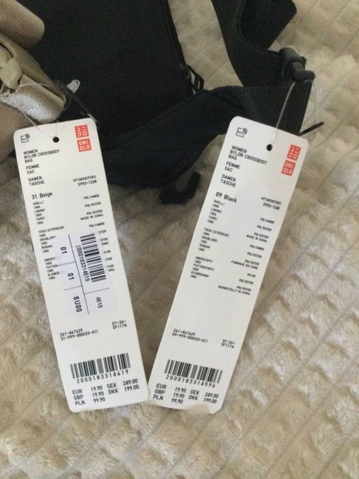 Сумка бананка uniqlo