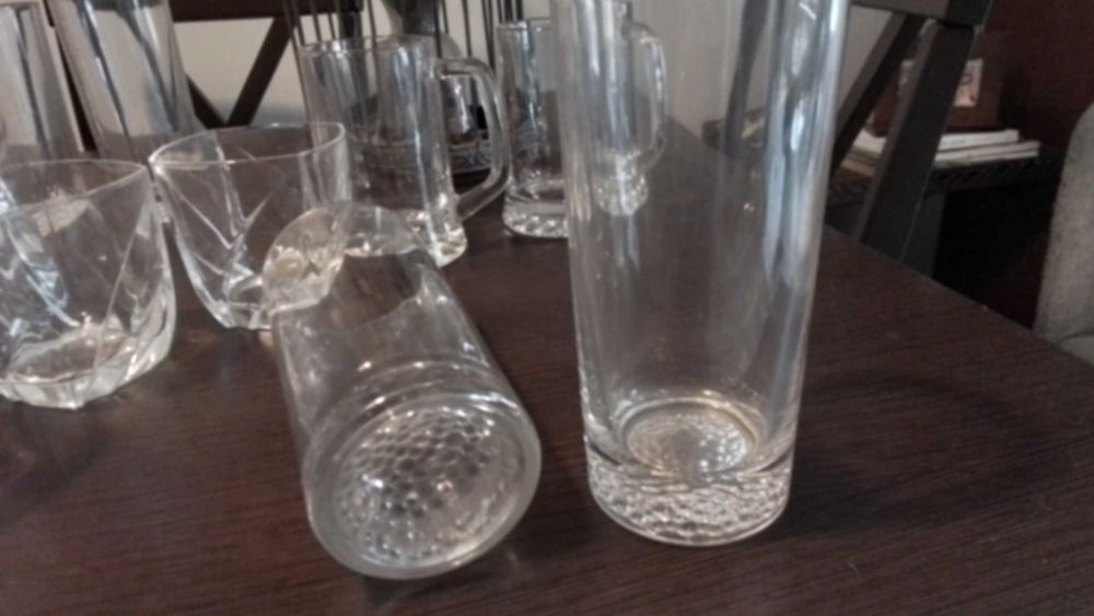 Conj. de 21 copos para bar