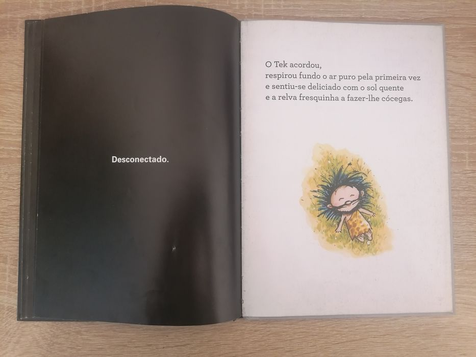 Livro TEK Um menino das cavernas muito à frente de Patrick McDonnell
