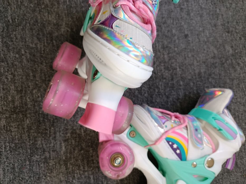 Ролики для дівчинки 4 колеса 31-34 Power