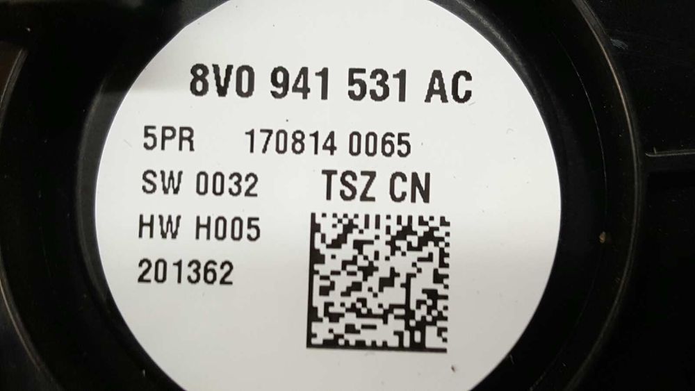 COMANDO DAS LUZES AUDI A3 SPORTBACK (8VA) ATTRACTION