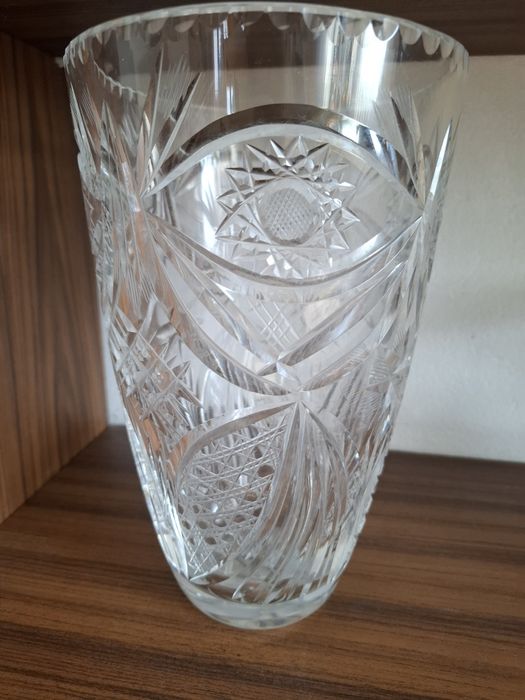 Wazon kryształowy duży vintage