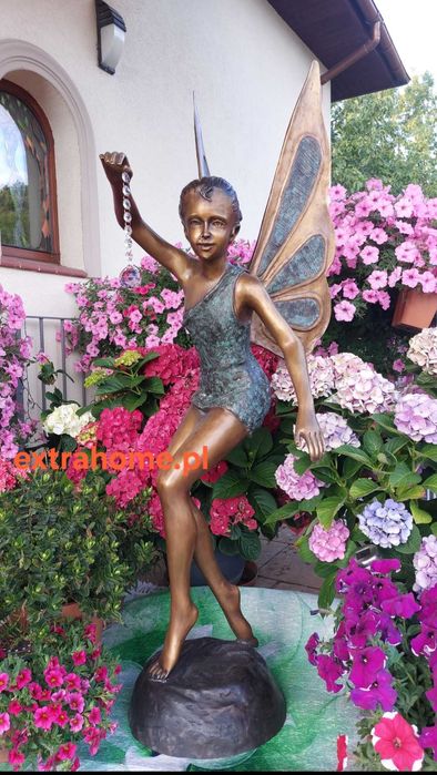 Rzeźba z brązu Wróżka Dzwoneczek h155cm