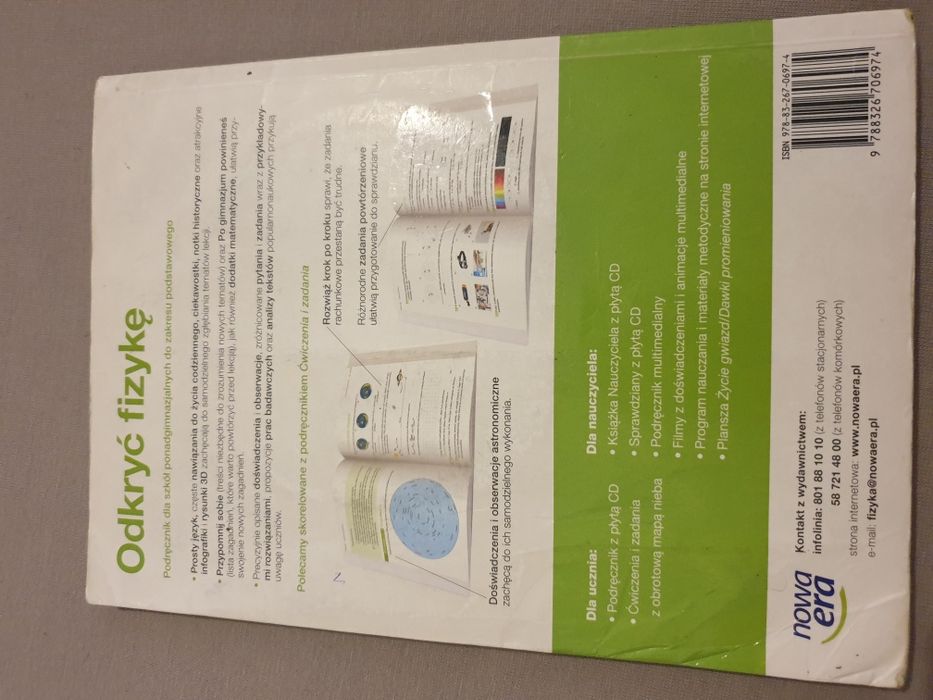 Odkryć fizykę. Podręcznik dla szkół ponadgimnazjalnych.