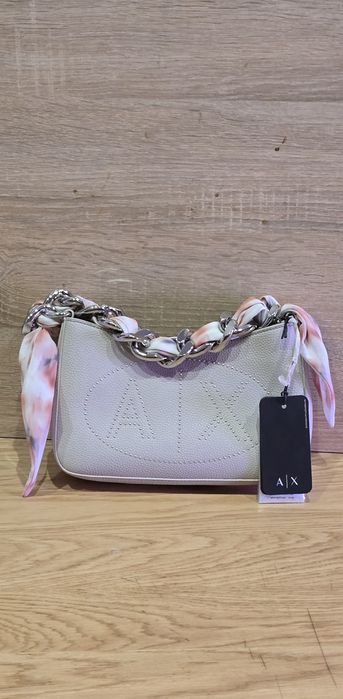 Przepiękna torebka Armani exchange damska skórzana