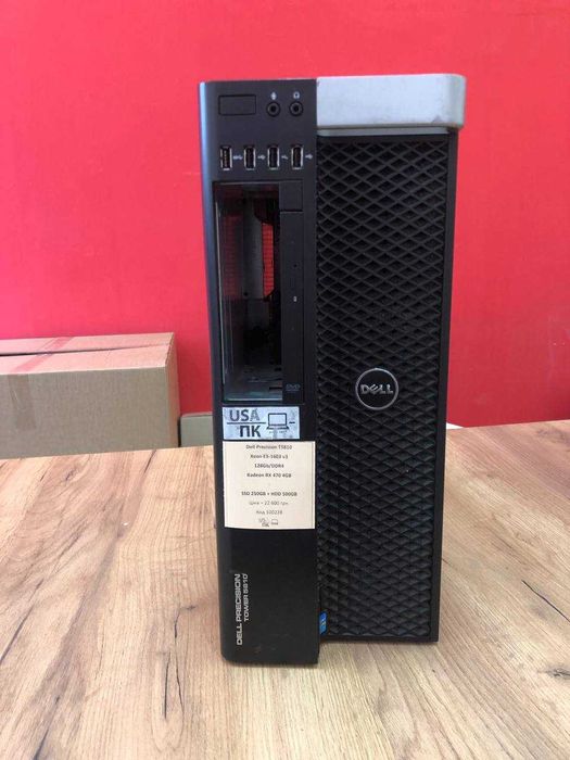 Рабочая станция Dell Precision T5810 | Xeon | 128GB | Radeon RX470 4GB