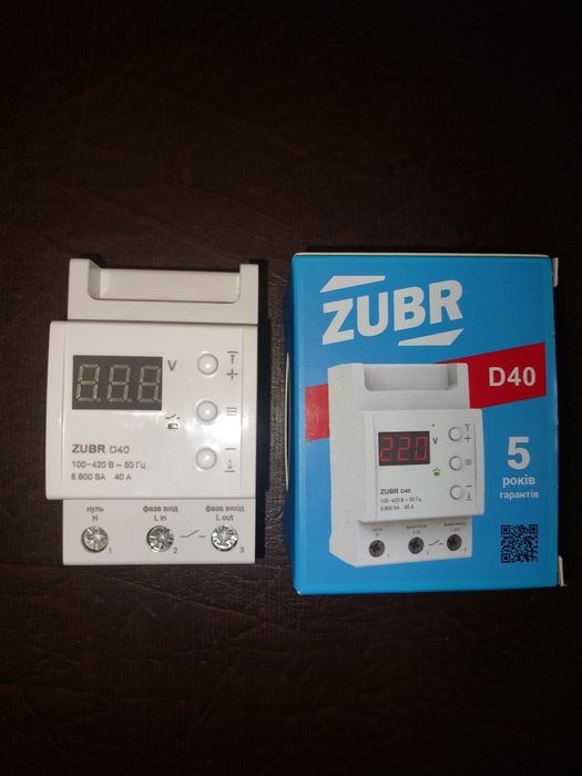 Релє напруги ZUBR D-40