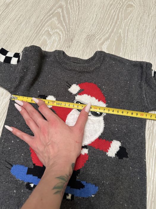 ‼️ новорічний светр Next 104 3 4 р кофта для фотосесіі теплий