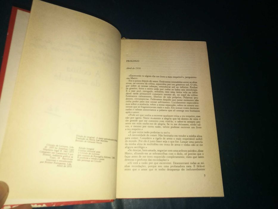A Colina da Saudade 1973, Círculo de Leitores, Han Suyin,