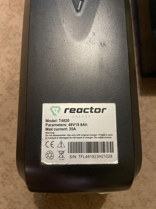 Bateria Reactor T4820 48V 19.8Ah