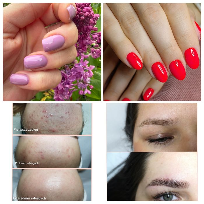 Manicure/pedicure, zabiegi na twarz