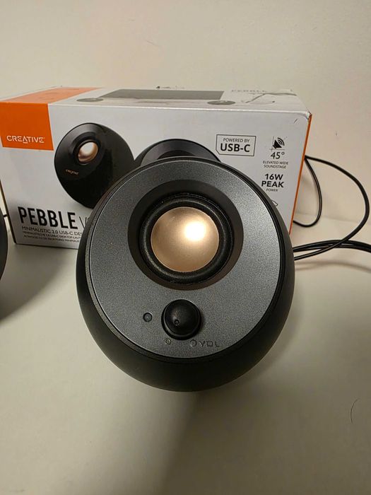 Colunas 2.0 Creative Pebble V2 com Fatura/Garantia