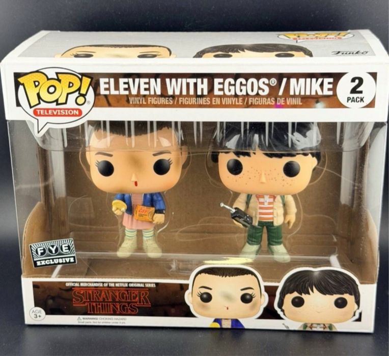 Оригінальні колекційні фігурки Funko Pop! Stranger Things Mike Eleven Robin Eddie Max Vecna