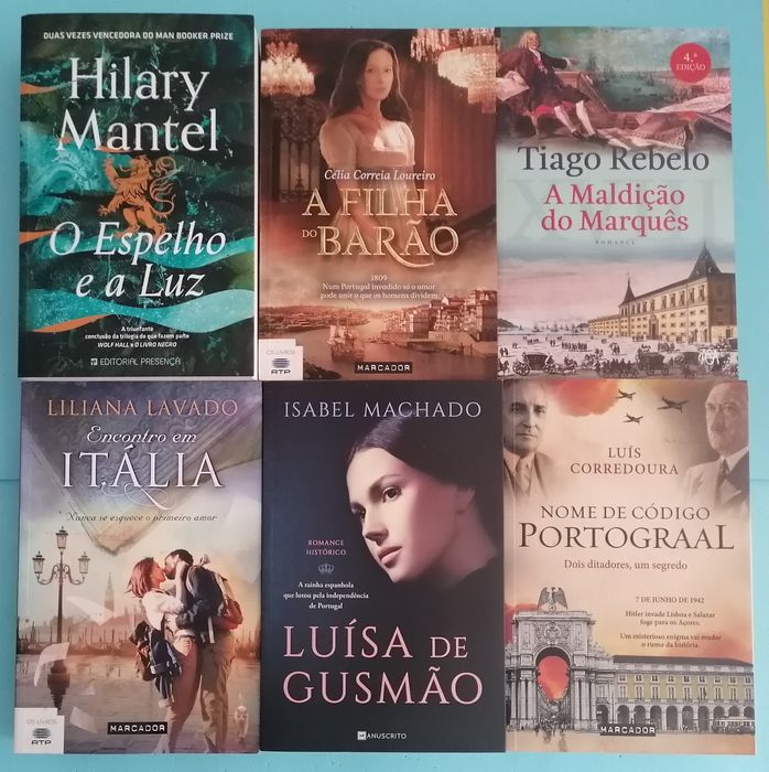 22 Romances históricos NOVOS-Desde 6,90€-Portes grátis na compra de 2