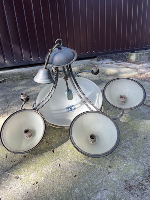 Lampa stojąca plus żyrandol
