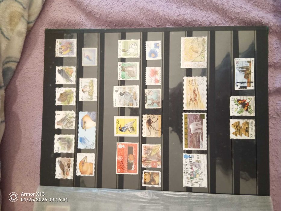 Álbum coleção de selos