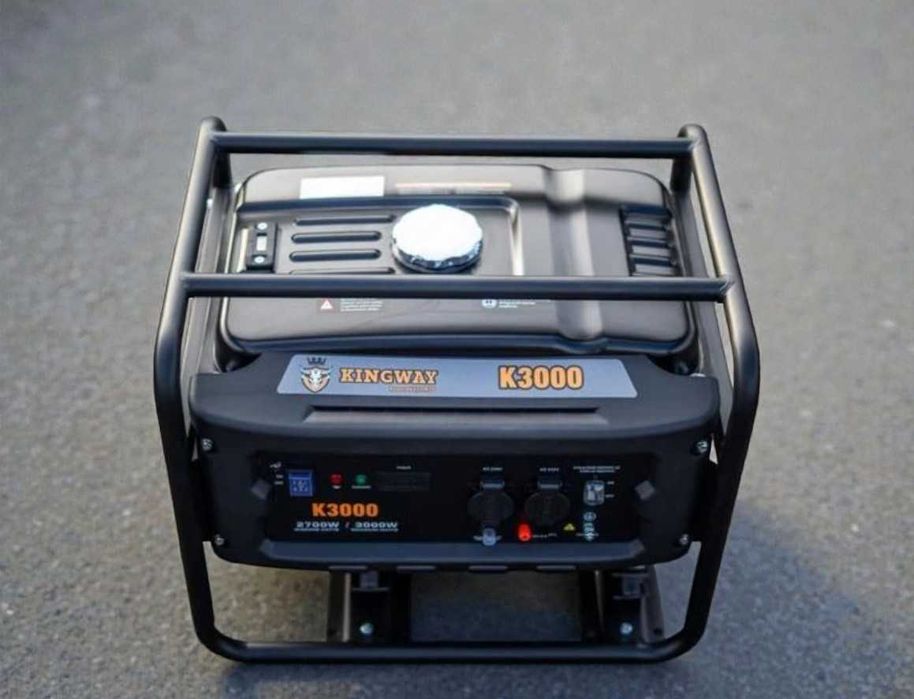 Бензиновий генератор Kingway K3000 3кВт 220В мідна обмотка двигун R210