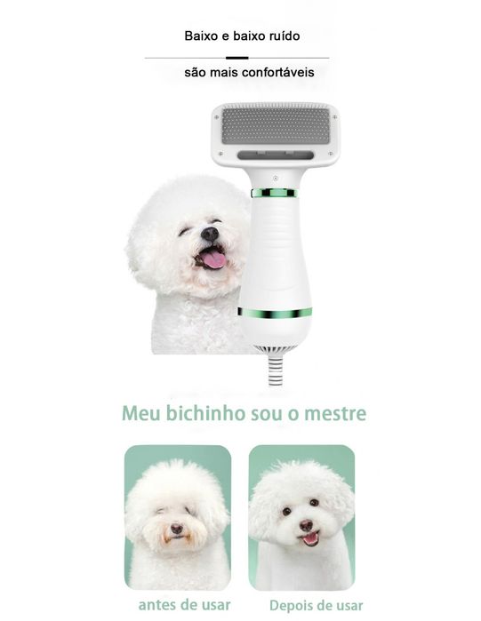 Secador e Escova para Animais QA-T622
