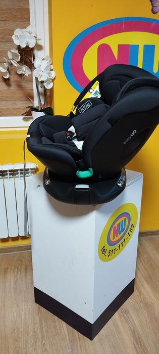 Nowy fotelik samochodowy ISOFIX obrotowy I-Size do 150 cm