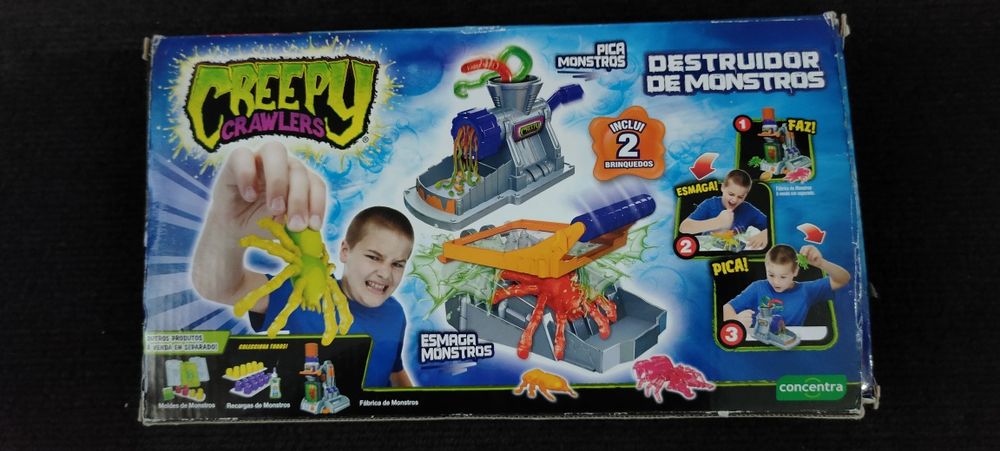 Fábrica de monstros CREEPY CRAWLERS brinquedo para criança