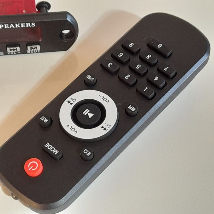 Bluetooth 5.0 мр3 модуль, декодер усилитель 2*60W. USB модуль FM AUX + пульт