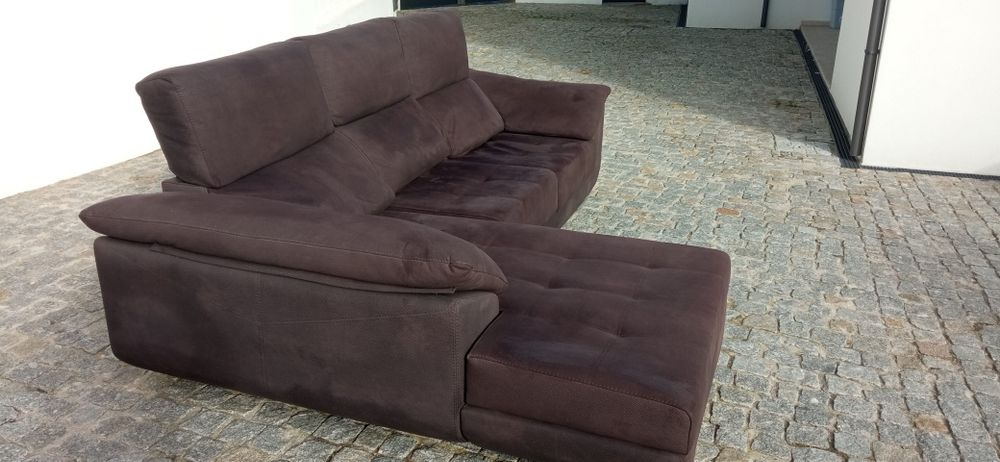 Sofá Castanho usado e recuperado
