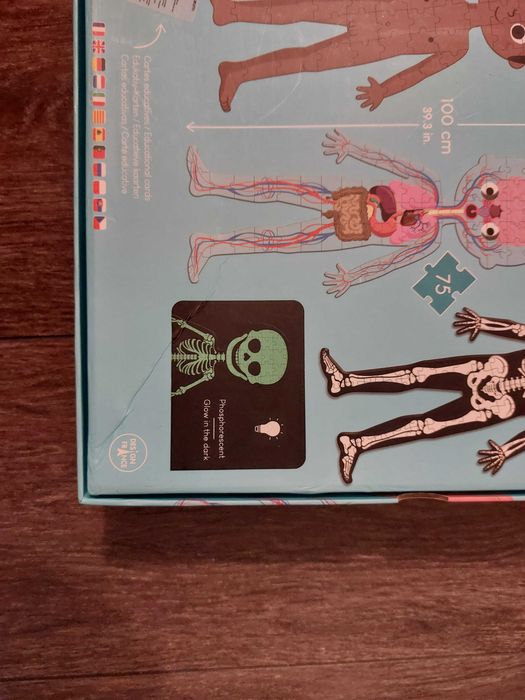 Janod - Puzzle edukacyjne gigantyczne Ciało człowieka