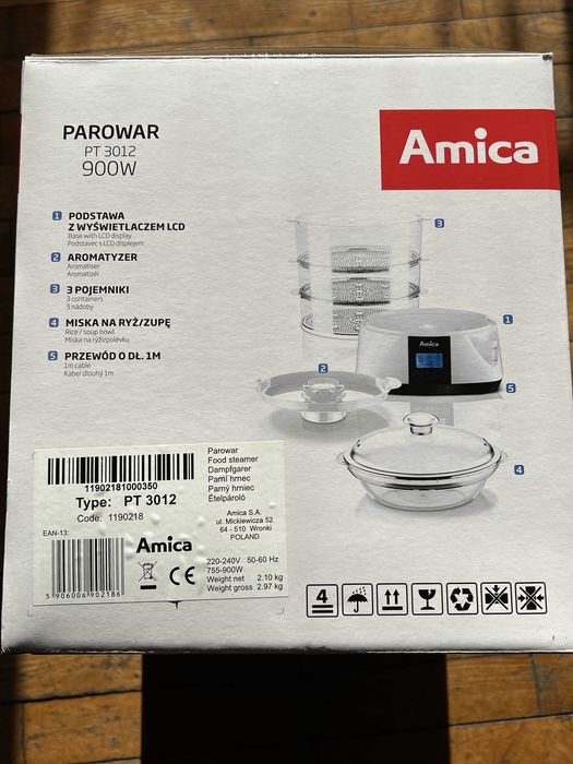 Parowar Amica PT 3012
