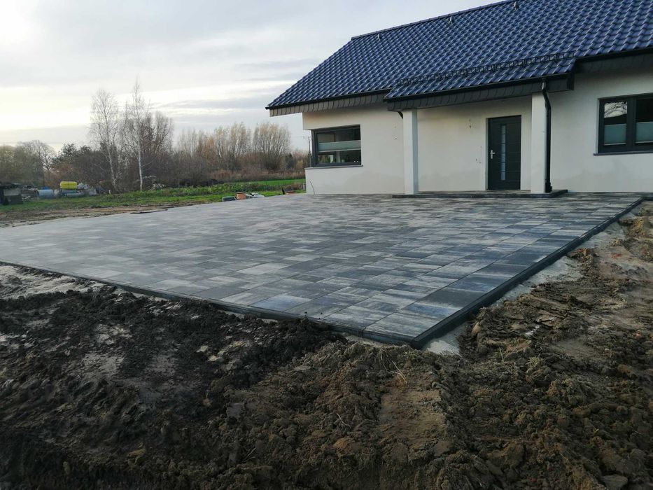 Usługi brukarskie układanie kostki brukowej prace ziemne