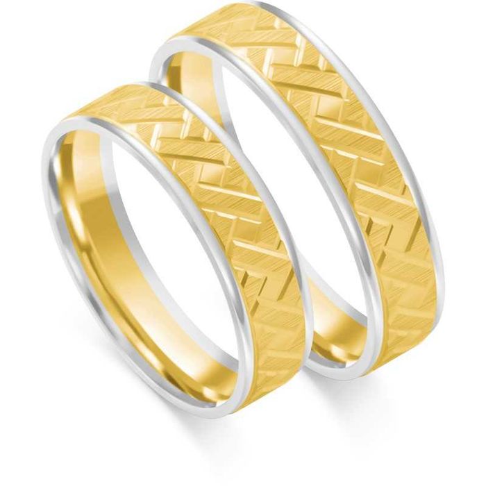 Złote Obrączki Ślubne Nowa Kolekcja AJUBILER