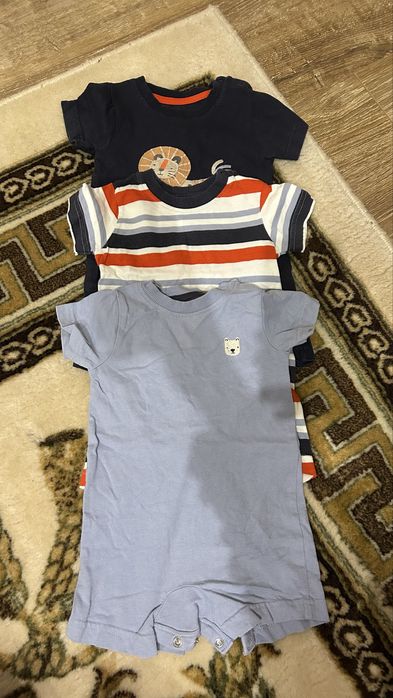 Набір боді для хлопчика 3-6 міс, 3 шт, Nutmeg