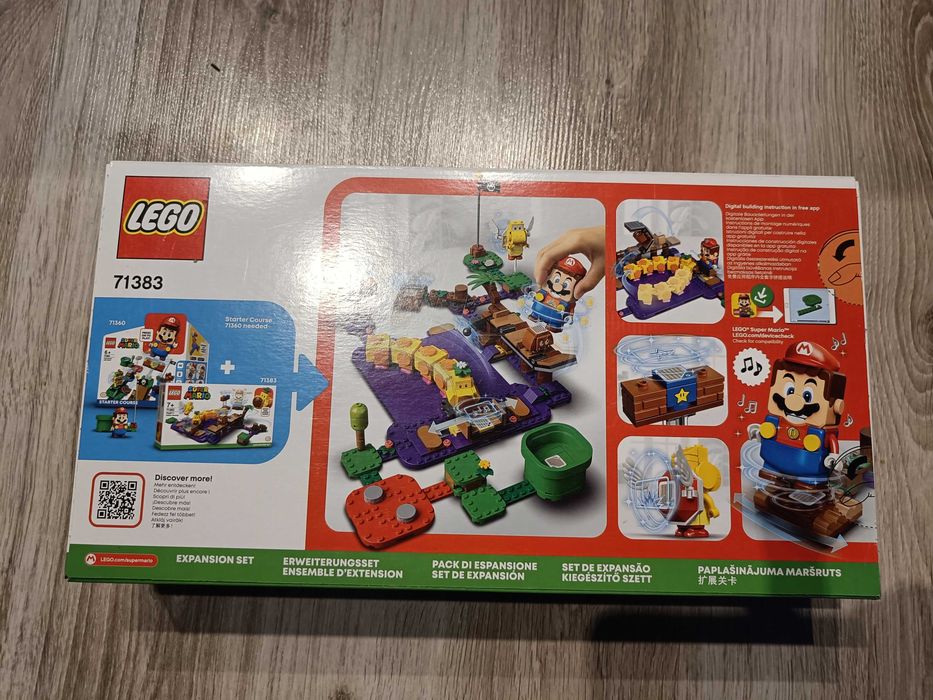 NOWE Klocki Lego 71383 Super Mario - Trujące bagno Wigglera