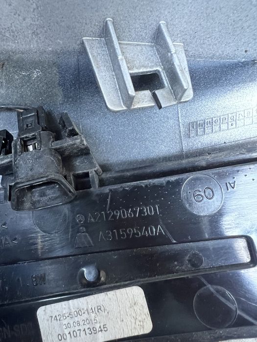 Capa de espelho com pisca mercedes classe A B C