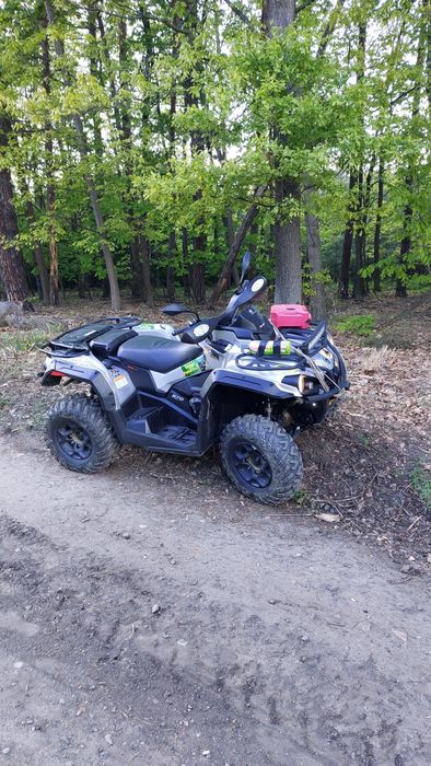 Quad Can-Am 570 XT Outlander MAX poj 650 z wgraną mapą 800R doposażony oraz drugi krótki  zielony PRO 2020 r po serwisach