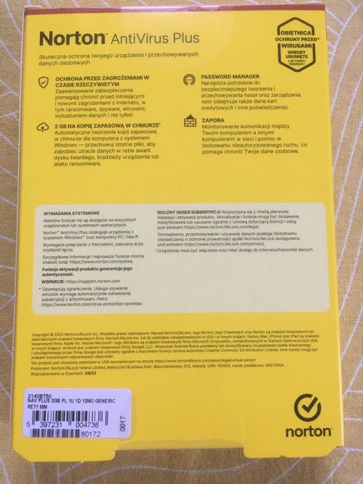 Norton antivirus plus