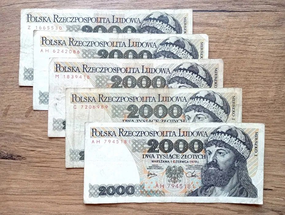 3 sztuki - 20 zł 1948,200 zł i 2000 zl