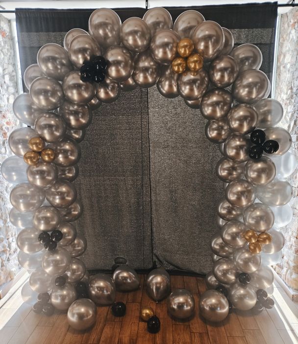 Dekoracje balonowe, ścianki, płótno, balony,