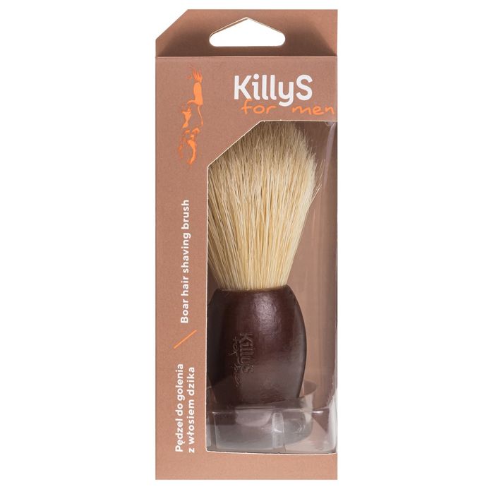 KillyS For Men Boar Hair Shaving pędzel do golenia z włosiem dzika